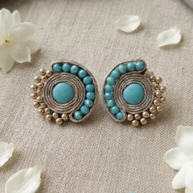 Neerja Chakra Stud Earrings