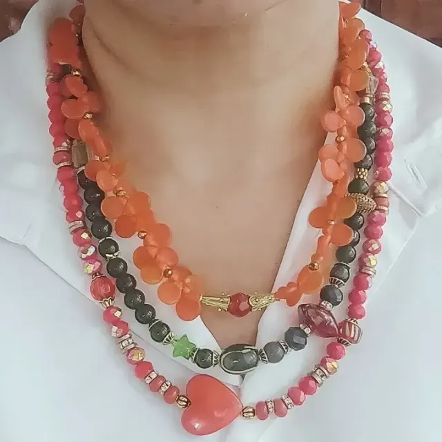 Gustakh Dil 3 Layered Neckwear