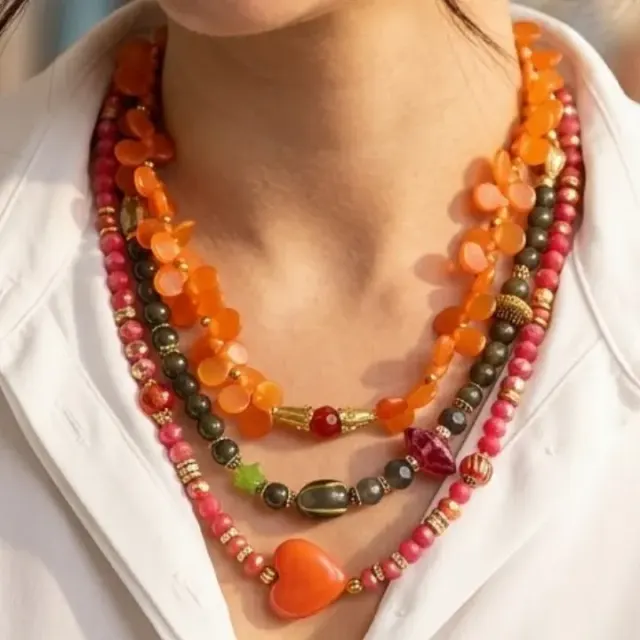 Gustakh Dil 3 Layered Neckwear