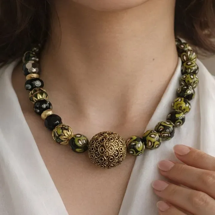 Mrinmayi Ceramic Choker