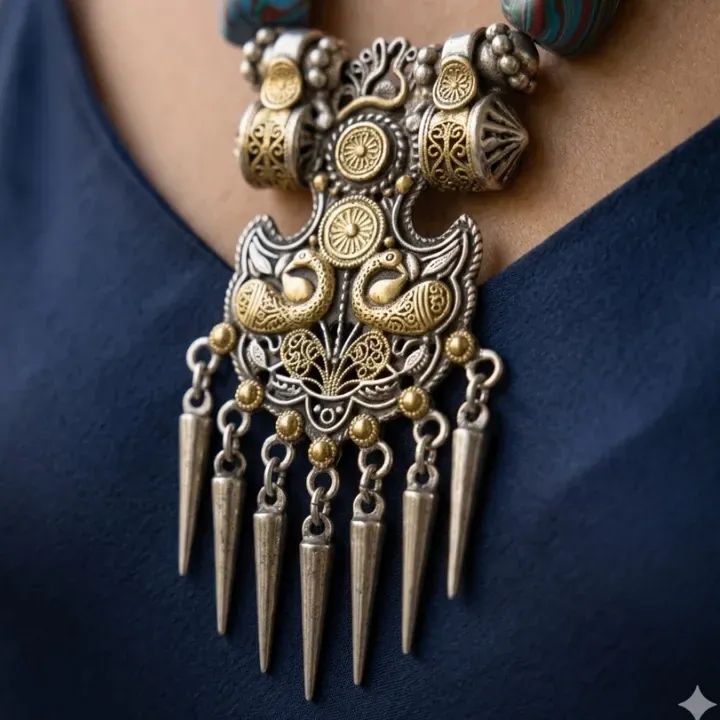 Baadal Raag Pendant Set