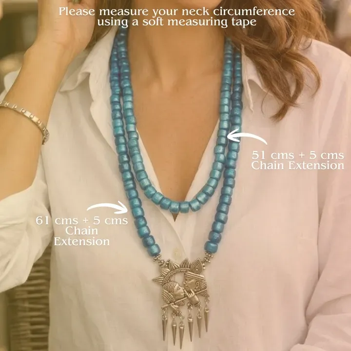 Mokshdhara Silver Pendant Necklace