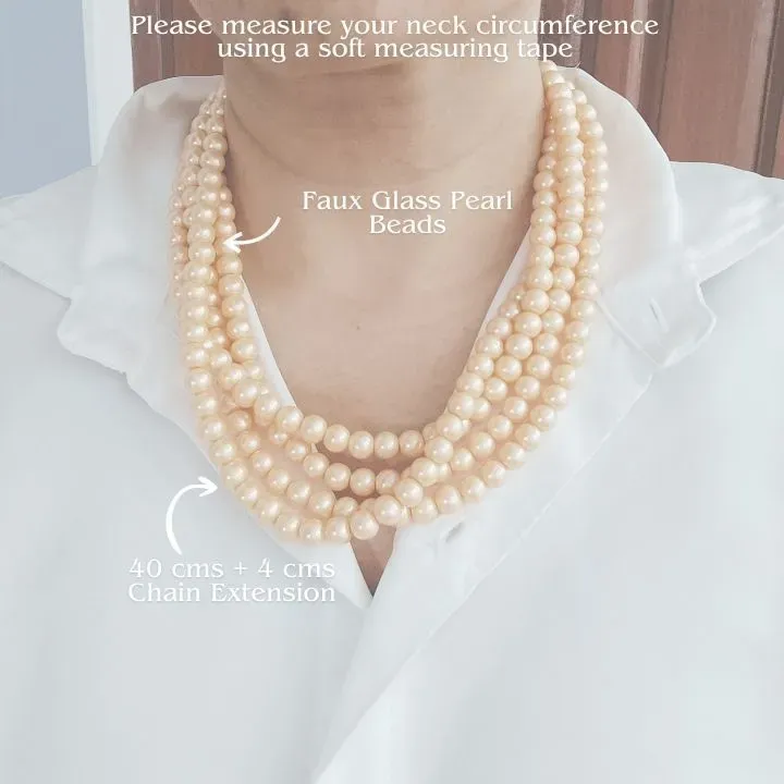 Noore Haaya Glass Pearl Set