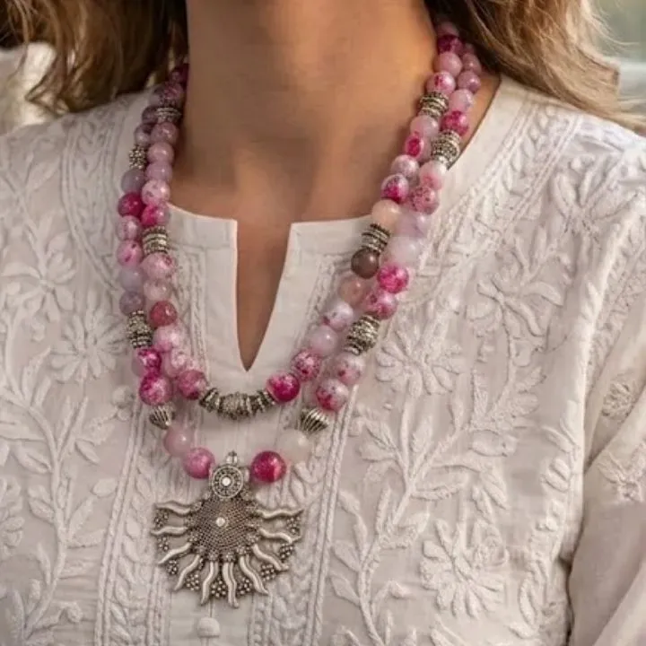 Tarini Suraj - Agate Bead Neckwear