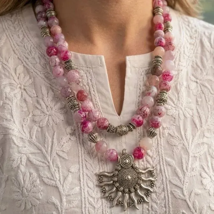Tarini Suraj - Agate Bead Neckwear