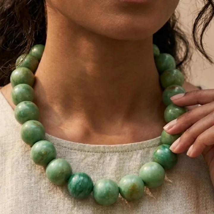 Mitti Saanjh Handcrafted Beaded Neckpiece — neckwears, view 2