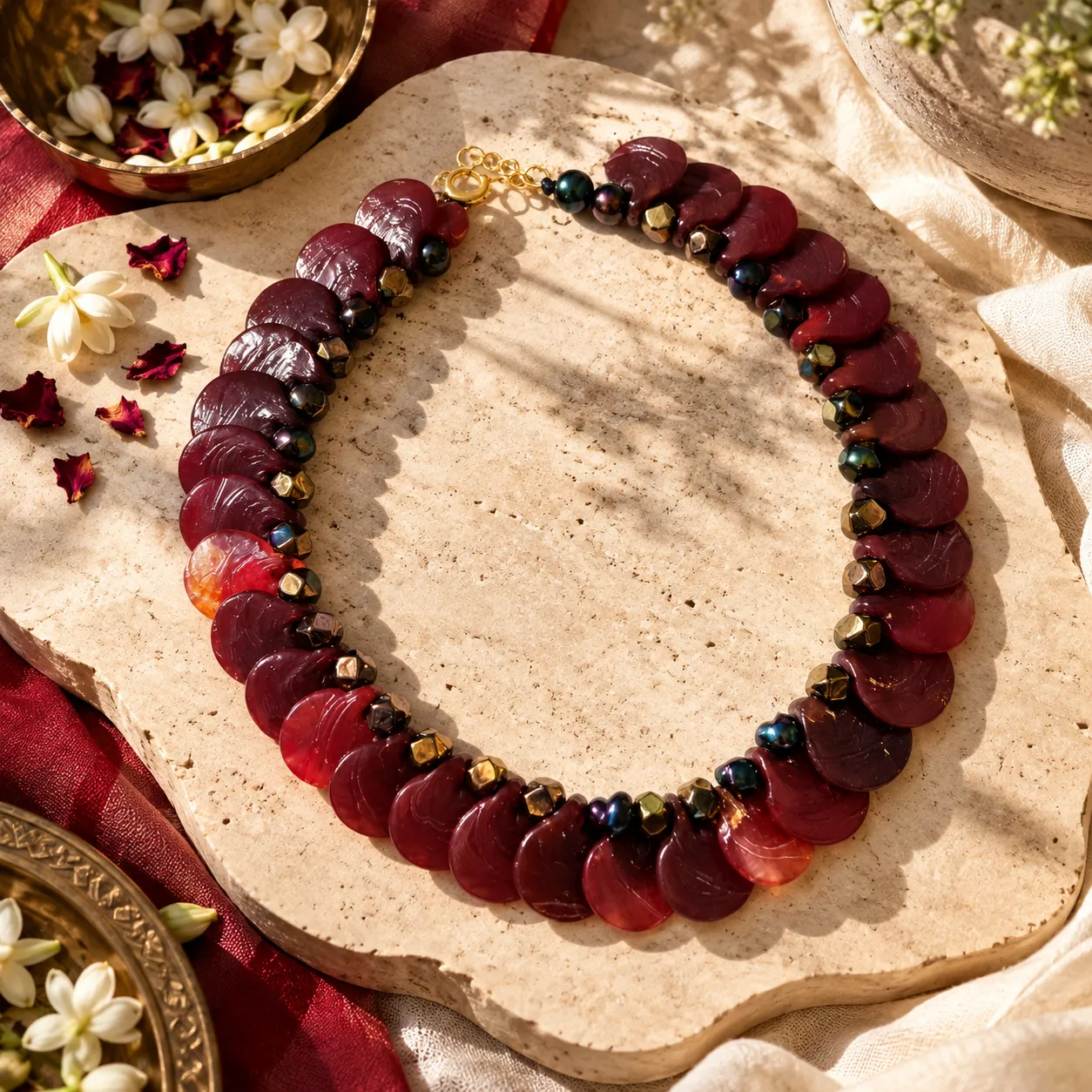 Surkh Mizaaj — The Statement Bead Collares — neckwear, view 2