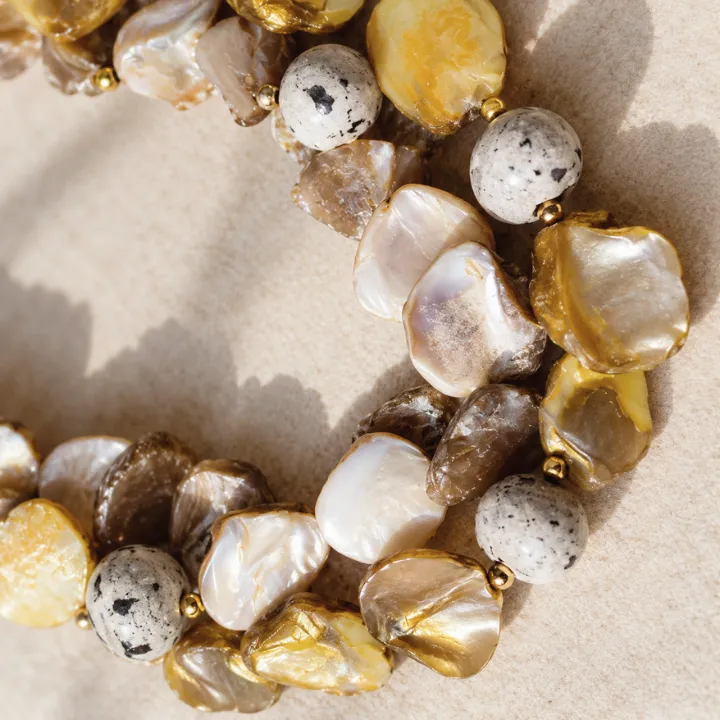 Aabshaar - Raw Shell Statement Neckwear — view 3